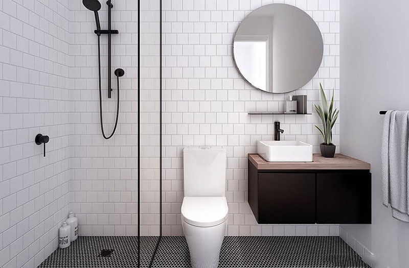 Tối ưu diện tích phòng tắm giúp tăng diện tích phòng