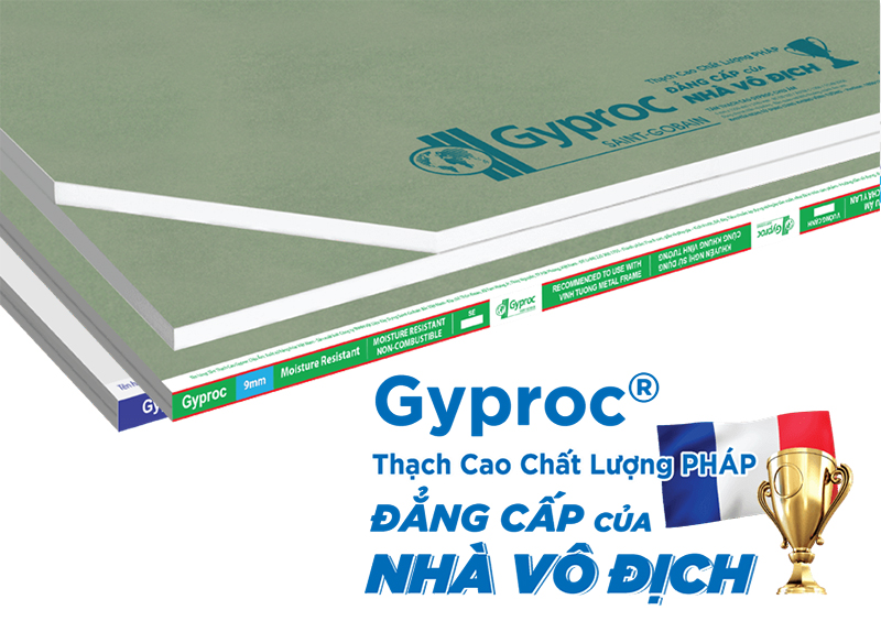 Tấm thạch cao Gyproc chống ẩm