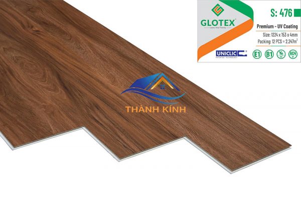 Sàn nhựa hèm khóa Glotex S: 476