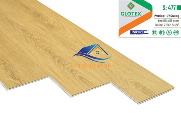 Sàn nhựa hèm khóa Glotex S: 477