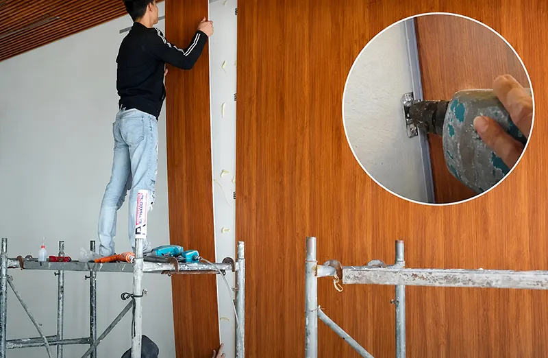 Thi Công Tường Nhựa Nano
